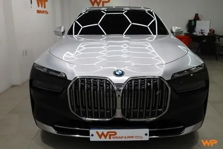 송파랩핑 BMW I7 투톤랩핑 이런 컬러 조합 어때 / 광진구 중곡동