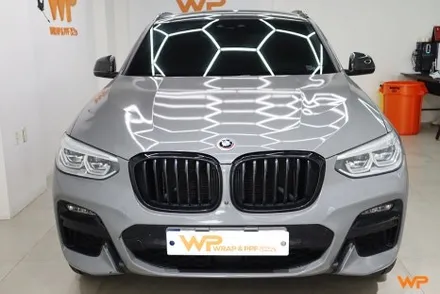 강동구랩핑 BMW X4 M40I 랩핑 제거 후 타이니봇 전체랩핑 / 광진구 중곡동