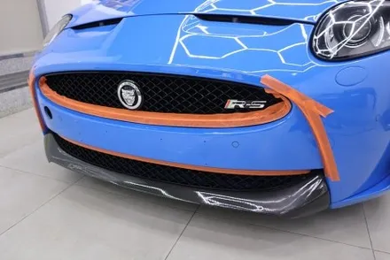 재규어 XKR-S 카본 부분랩핑 및 헤드라이트 PPF / 광진구 중곡동
