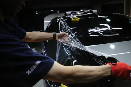 인천 투톤 랩핑으로 해결 BMW I7 듀오톤 순정 판박이 / 광진구, 성수, 송파