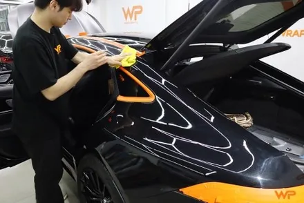 벤츠 GT43 AMG 랩핑제거 및 전체랩핑 재시공 장안동 / 광진구 중곡동