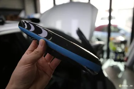 벤츠 s클래스 투톤랩핑(듀오톤) 고광택필름 시공 / 광진구, 성수, 송파