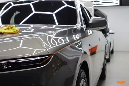 BMW 7시리즈 상단 투톤랩핑 비닐프로그 하이그로시 블랙 광진구랩핑 / 광진구, 성수, 송파