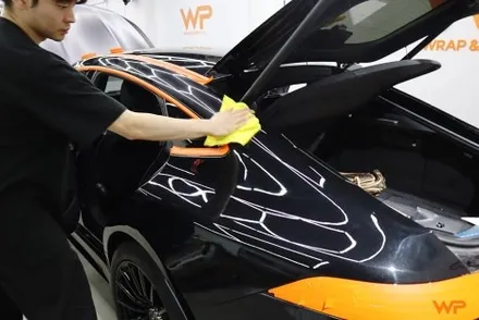 벤츠 GT43 AMG 랩핑제거 및 전체랩핑 재시공 장안동 / 광진구 중곡동
