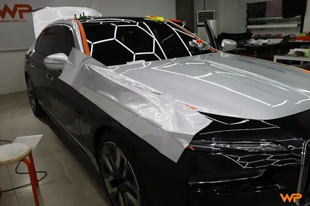 송파랩핑 BMW I7 투톤랩핑 이런 컬러 조합 어때 / 광진구 중곡동