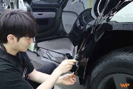랜드로버 디펜더 110 컬러 블랙PPF+블랙팩 올 블랙 패키지 / 광진구 중곡동