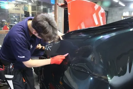 인천 랩핑 고광택 AX 필름 메탈릭 에메랄드 전체 시공 [ BMW M5 CS ] / 광진구, 성수, 송파