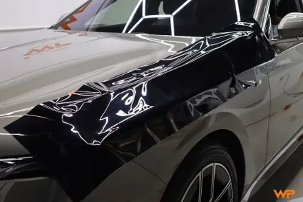 BMW 7시리즈 상단 투톤랩핑 비닐프로그 하이그로시 블랙 광진구랩핑 / 광진구, 성수, 송파