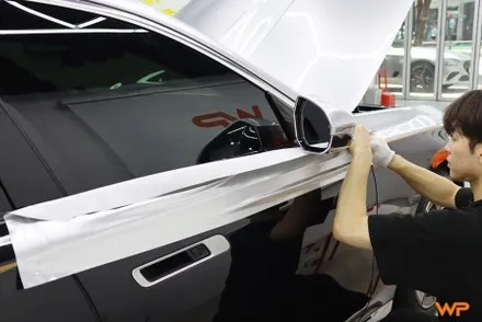 송파랩핑 BMW I7 투톤랩핑 이런 컬러 조합 어때 / 광진구 중곡동