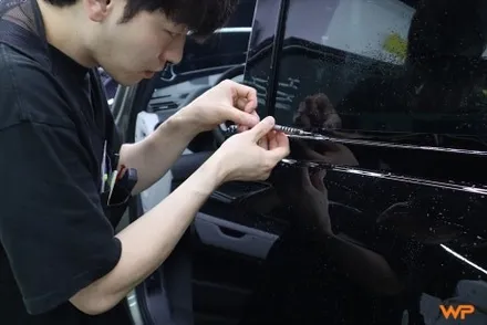 랜드로버 디펜더 110 컬러 블랙PPF+블랙팩 올 블랙 패키지 / 광진구 중곡동