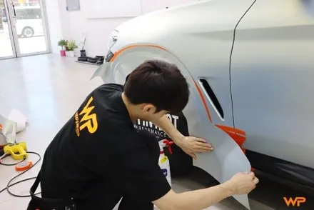 강동구랩핑 BMW X4 M40I 랩핑 제거 후 타이니봇 전체랩핑 / 광진구 중곡동