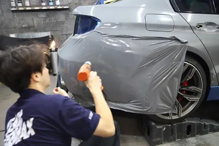 BMW 3시리즈 락그레이 시멘트 전체랩핑 청라랩핑 / 광진구, 성수, 송파