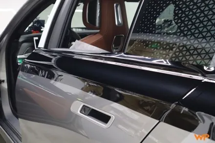BMW 7시리즈 상단 투톤랩핑 비닐프로그 하이그로시 블랙 광진구랩핑 / 광진구, 성수, 송파
