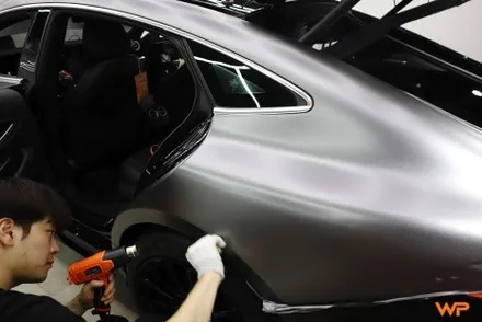 벤츠 GT43 AMG 랩핑제거 및 전체랩핑 재시공 장안동 / 광진구 중곡동