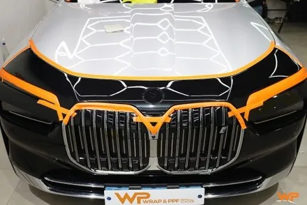 송파랩핑 BMW I7 투톤랩핑 이런 컬러 조합 어때 / 광진구 중곡동