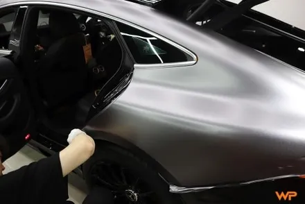 벤츠 GT43 AMG 랩핑제거 및 전체랩핑 재시공 장안동 / 광진구 중곡동