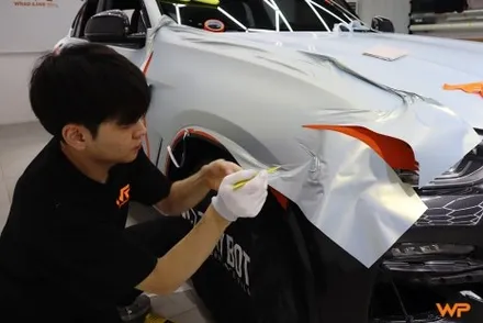 강동구랩핑 BMW X4 M40I 랩핑 제거 후 타이니봇 전체랩핑 / 광진구 중곡동