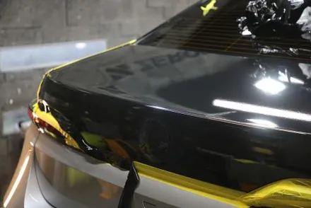 인천 투톤 랩핑으로 해결 BMW I7 듀오톤 순정 판박이 / 광진구, 성수, 송파