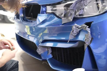 BMW 3시리즈 락그레이 시멘트 전체랩핑 청라랩핑 / 광진구, 성수, 송파