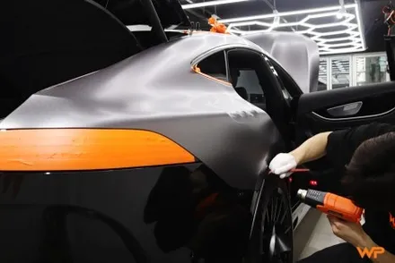 벤츠 GT43 AMG 랩핑제거 및 전체랩핑 재시공 장안동 / 광진구 중곡동