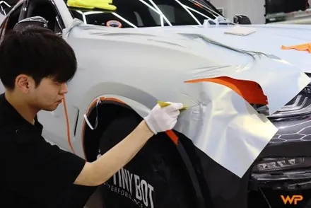 강동구랩핑 BMW X4 M40I 랩핑 제거 후 타이니봇 전체랩핑 / 광진구 중곡동