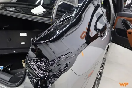 BMW 7시리즈 상단 투톤랩핑 비닐프로그 하이그로시 블랙 광진구랩핑 / 광진구, 성수, 송파