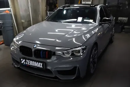 BMW 3시리즈 락그레이 시멘트 전체랩핑 청라랩핑 / 광진구, 성수, 송파