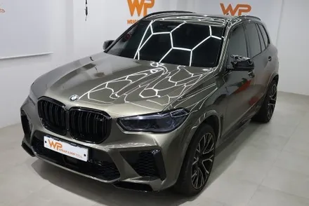 송파 자동차 전체랩핑  BMW X5M 컴페티션 사틴블랙 / 광진구, 성수, 송파