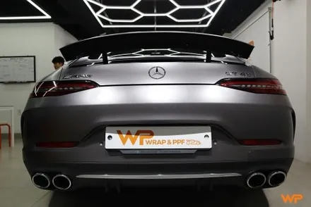 벤츠 GT43 AMG 랩핑제거 및 전체랩핑 재시공 장안동 / 광진구 중곡동