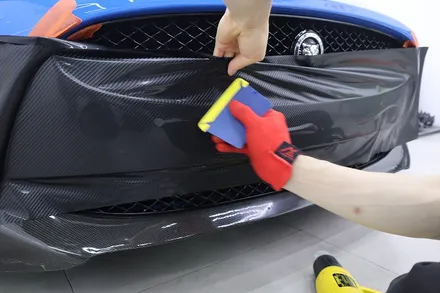 재규어 XKR-S 카본 부분랩핑 및 헤드라이트 PPF / 광진구 중곡동