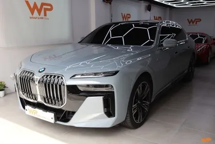 BMW 7시리즈 투톤랩핑, 고광택 코치라인 디테일 시공후기 / 광진구 중곡동