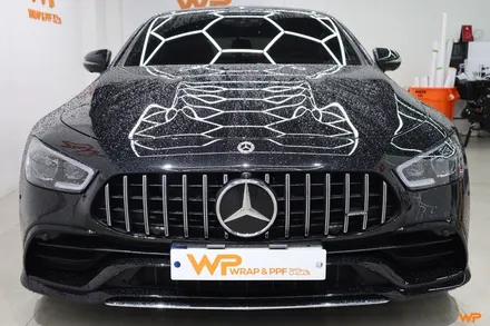 벤츠 GT43 전체랩핑 AMG 감성 살린 옐로우 컬러변신 / 광진구 중곡동
