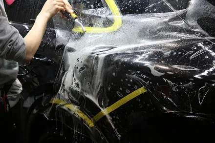 인천 포르쉐 카이엔 사고 수리 후 랩핑제거 그리고 전체PPF로 보험처리 / 광진구, 성수, 송파