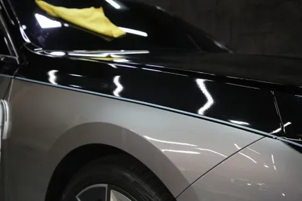 인천 투톤 랩핑으로 해결 BMW I7 듀오톤 순정 판박이 / 광진구, 성수, 송파