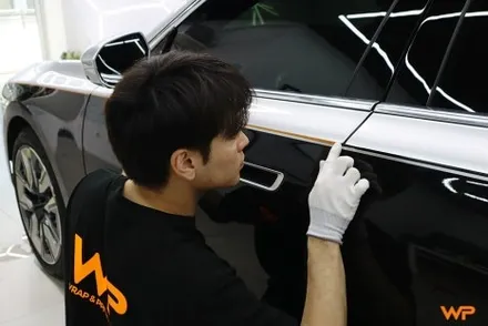 송파랩핑 BMW I7 투톤랩핑 이런 컬러 조합 어때 / 광진구 중곡동