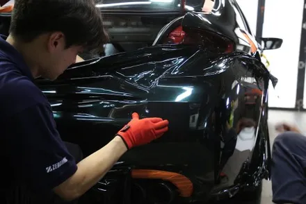 인천 랩핑 고광택 AX 필름 메탈릭 에메랄드 전체 시공 [ BMW M5 CS ] / 광진구, 성수, 송파