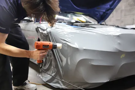 BMW 3시리즈 락그레이 시멘트 전체랩핑 청라랩핑 / 광진구, 성수, 송파