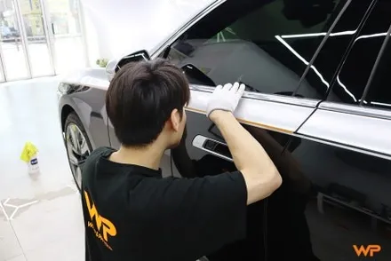 송파랩핑 BMW I7 투톤랩핑 이런 컬러 조합 어때 / 광진구 중곡동