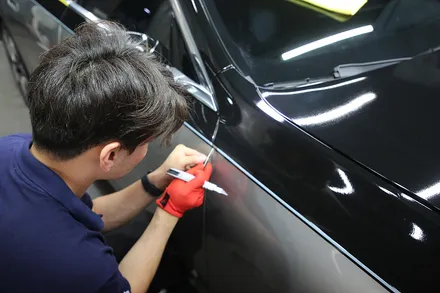 인천 투톤 랩핑으로 해결 BMW I7 듀오톤 순정 판박이 / 광진구, 성수, 송파