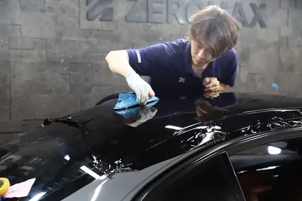 BMW 3시리즈 락그레이 시멘트 전체랩핑 청라랩핑 / 광진구, 성수, 송파
