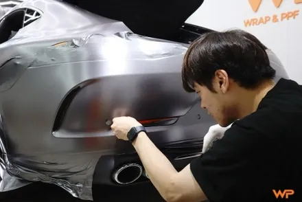 벤츠 GT43 AMG 랩핑제거 및 전체랩핑 재시공 장안동 / 광진구 중곡동