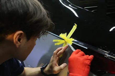 인천 투톤 랩핑으로 해결 BMW I7 듀오톤 순정 판박이 / 광진구, 성수, 송파