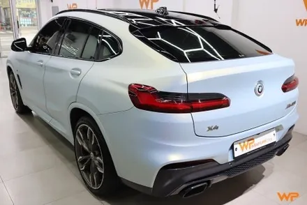 강동구랩핑 BMW X4 M40I 랩핑 제거 후 타이니봇 전체랩핑 / 광진구 중곡동