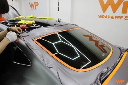 벤츠 GT43 AMG 랩핑제거 및 전체랩핑 재시공 장안동 / 광진구 중곡동