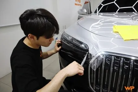 송파랩핑 BMW I7 투톤랩핑 이런 컬러 조합 어때 / 광진구 중곡동