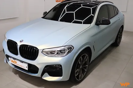 강동구랩핑 BMW X4 M40I 랩핑 제거 후 타이니봇 전체랩핑 / 광진구 중곡동
