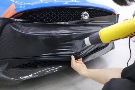 재규어 XKR-S 카본 부분랩핑 및 헤드라이트 PPF / 광진구 중곡동