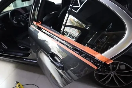 BMW G30 520I 윈도우몰딩 크롬죽이기 부분랩핑 / 광진구 중곡동