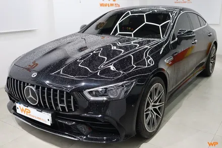 벤츠 GT43 전체랩핑 AMG 감성 살린 옐로우 컬러변신 / 광진구 중곡동