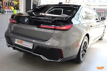 BMW 7시리즈 상단 투톤랩핑 비닐프로그 하이그로시 블랙 광진구랩핑 / 광진구, 성수, 송파